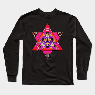 Purple Star Long Sleeve T-Shirt